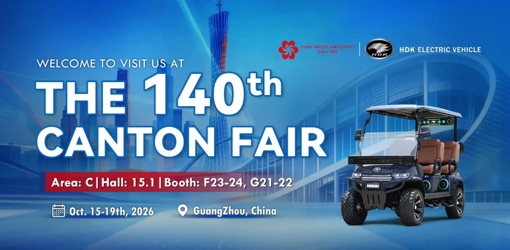 Meet HDK Electric Vehicle at the 140th Canton Fair 2026